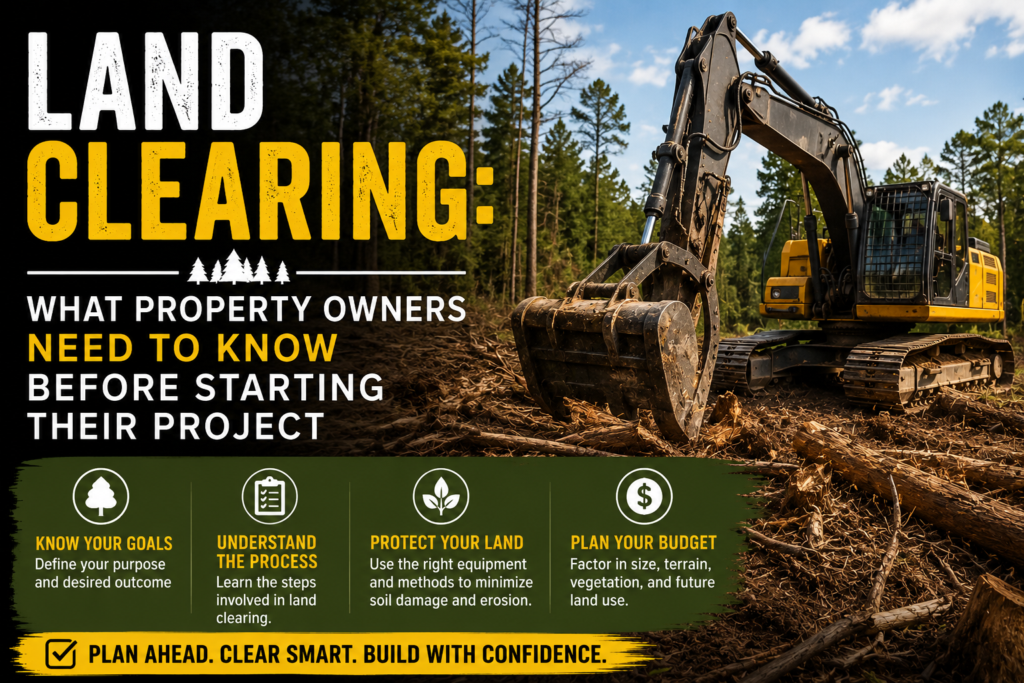 Land Clearing What Property Owners Need to Know Before Starting Their Project